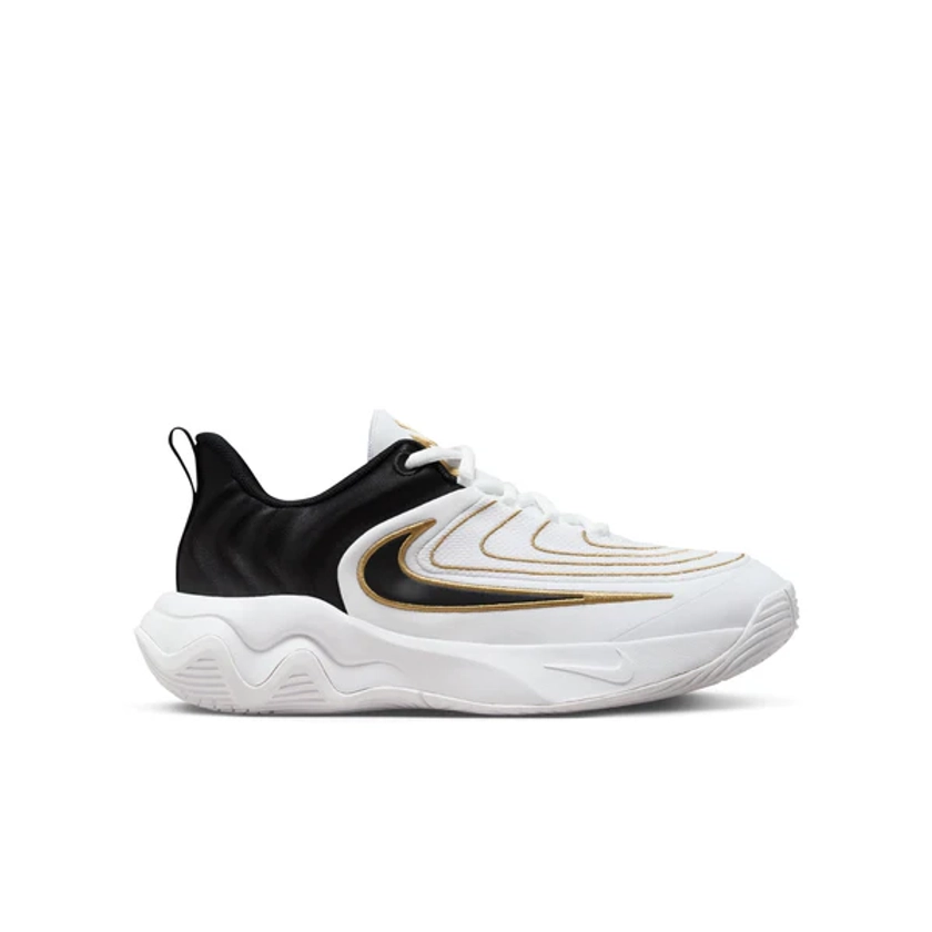 Giannis Immortality 4 Big Kids' Basketball Shoes (GS) 'White/Black/Gold' 1.5Y / WHITE/BLACK-METALLIC GOLD