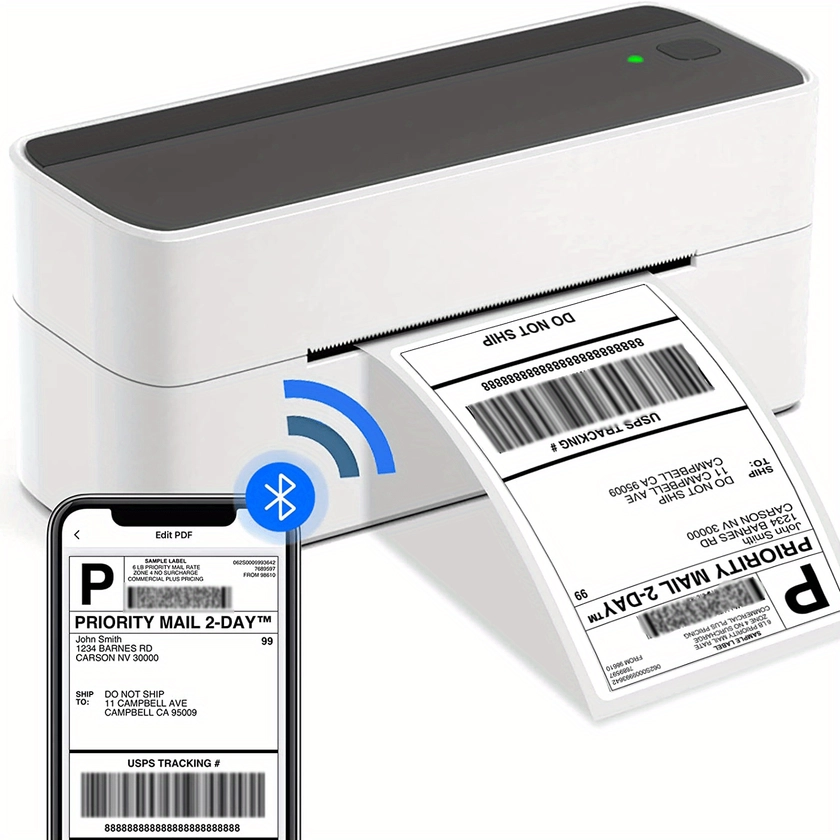 Thermal Shipping Label Printer - Portable Thermal Label Printer for Shipping Packages - Thermal Shipping Label Printer Wireless Label Makers