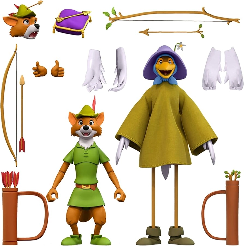 Super7 Robin Hood figurine Disney Ultimates Robin Hood Stork Costume 18 cm