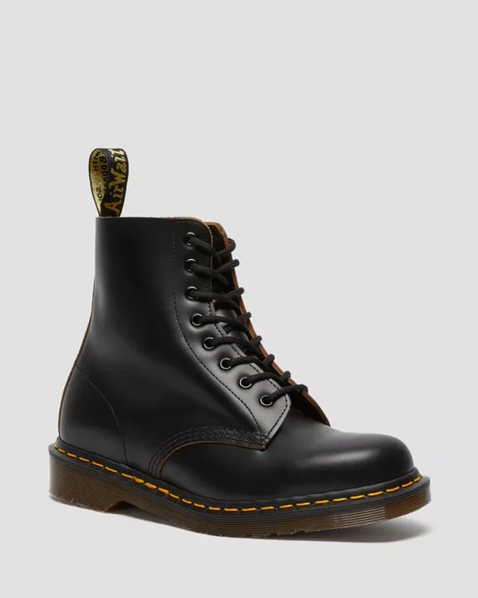 Boots 1460 Vintage en cuir Quilon en Noir | Dr. Martens