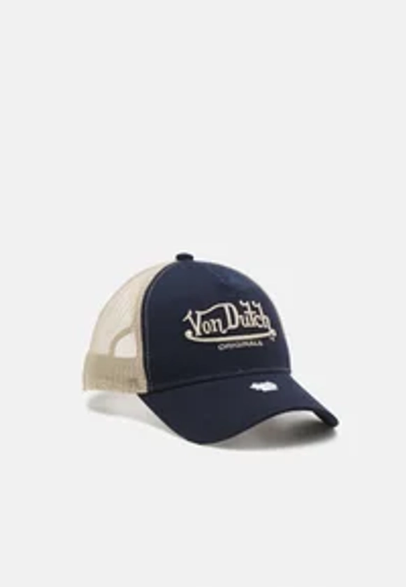 Von Dutch TRUCKER NEWARK UNISEX - Casquette - blue/beige/bleu marine - ZALANDO.FR