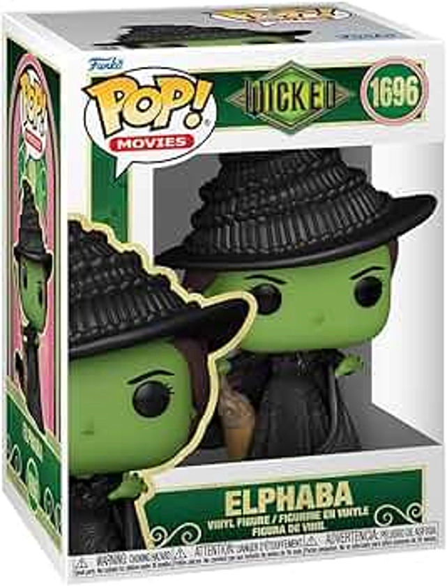 Funko Pop! Movies: Wicked - Elphaba - Collectable Vinyl Figure - Gift Idea - Official Merchandise - Toys for Kids & Adults - Movies Fans - Model Figure for Collectors and Display