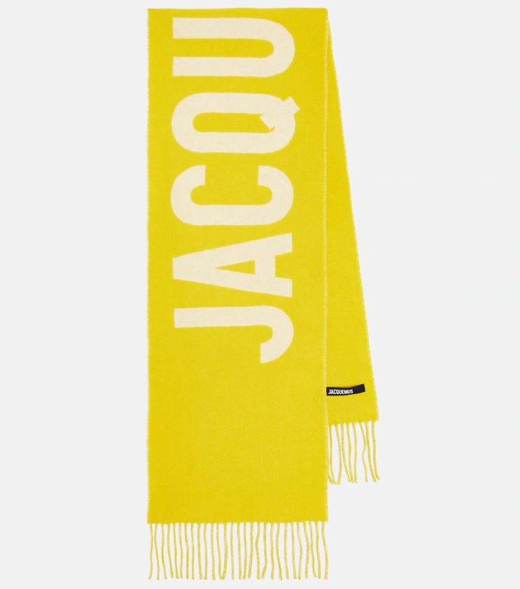 L'écharpe Jacquemus wool scarf in yellow - Jacquemus | Mytheresa