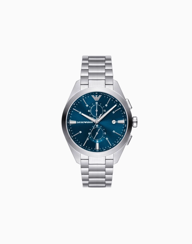 Chronograph Stainless Steel Watch | Emporio Armani