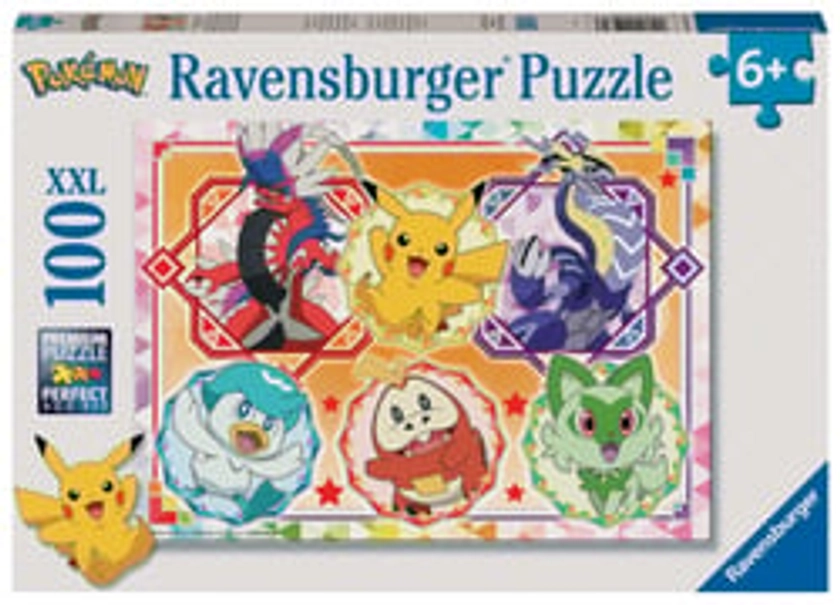 Puzzle XXL 100 pièces - Pokémon Écarlate et Violet - Ravensburger