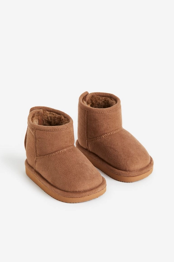 Warm Lined Boots - Brown - Kids | H&M AU