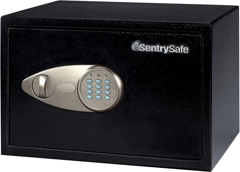 Sentry X055 Security Safe Electronic Lock 4mm Door 2mm Walls 16.4 Litre 10.4kg W350xD270xH220mm Ref X055 , Black : Amazon.co.uk: DIY & Tools