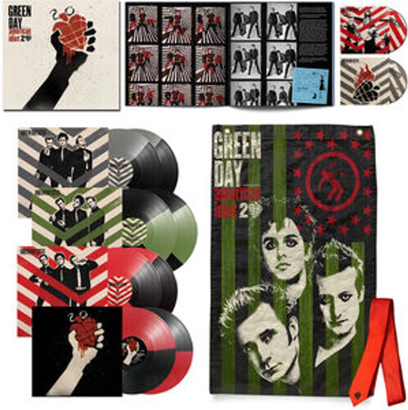 Green Day American Idiot (20th Anniversary Deluxe Edition) [Split-Color 8LP + 2 Blu-ray] on Collectors' Choice Music