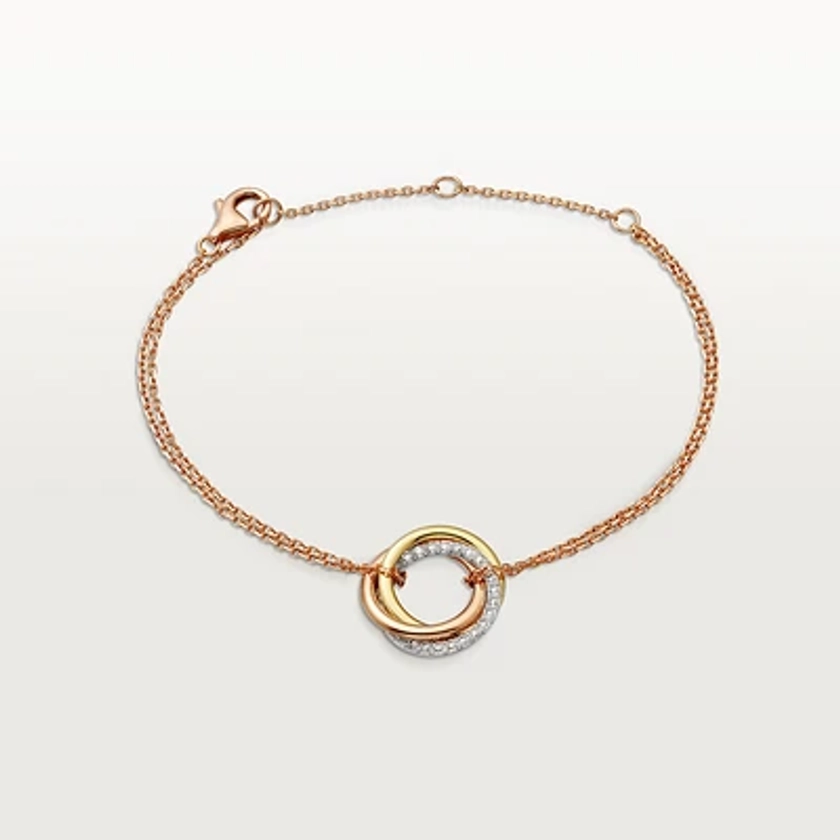 CRB6059017 - Bracelet Trinity - Or gris, or jaune, or rose, diamants - Cartier