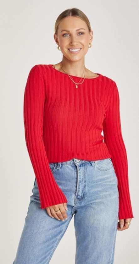 Gracie Top - Red