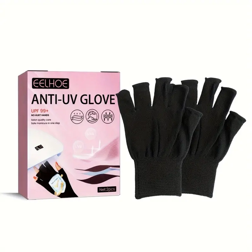 Gloves Nail Lamp Light Uv Protection Gloves - Temu Australia