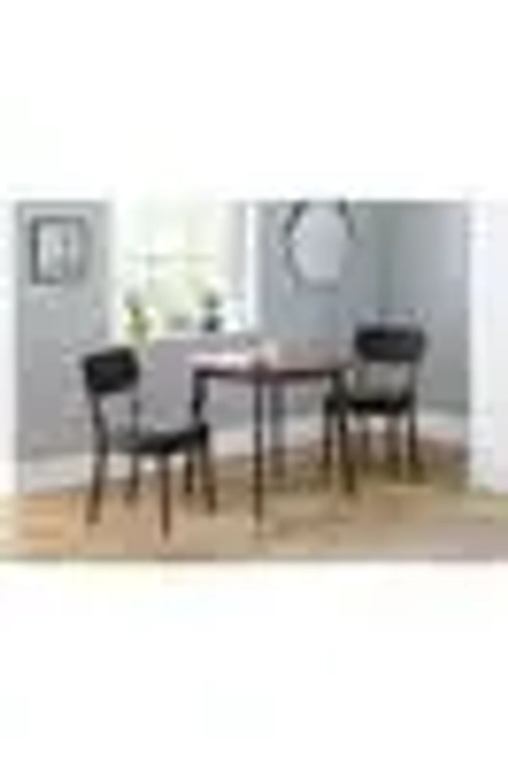 Julian Bowen Walnut Lennox Square 4 Seater Dining Table