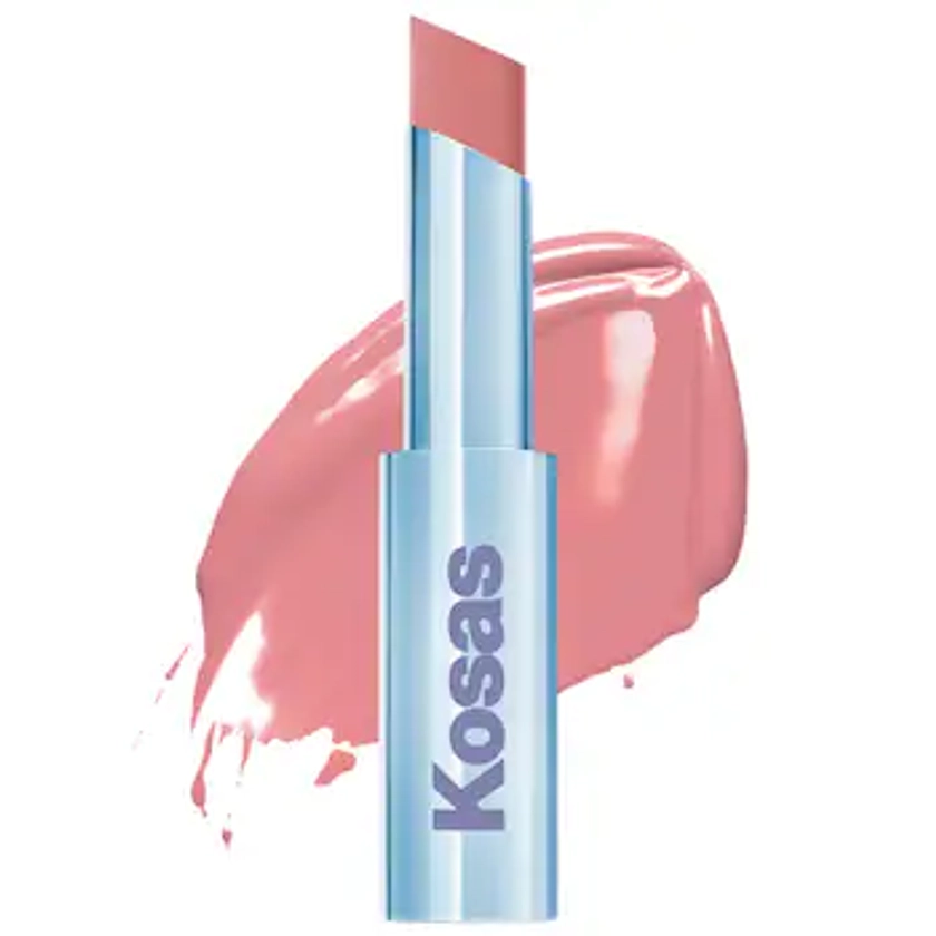 Wet Stick Moisturizing Shiny Sheer Lipstick with Ceramides - Kosas | Sephora