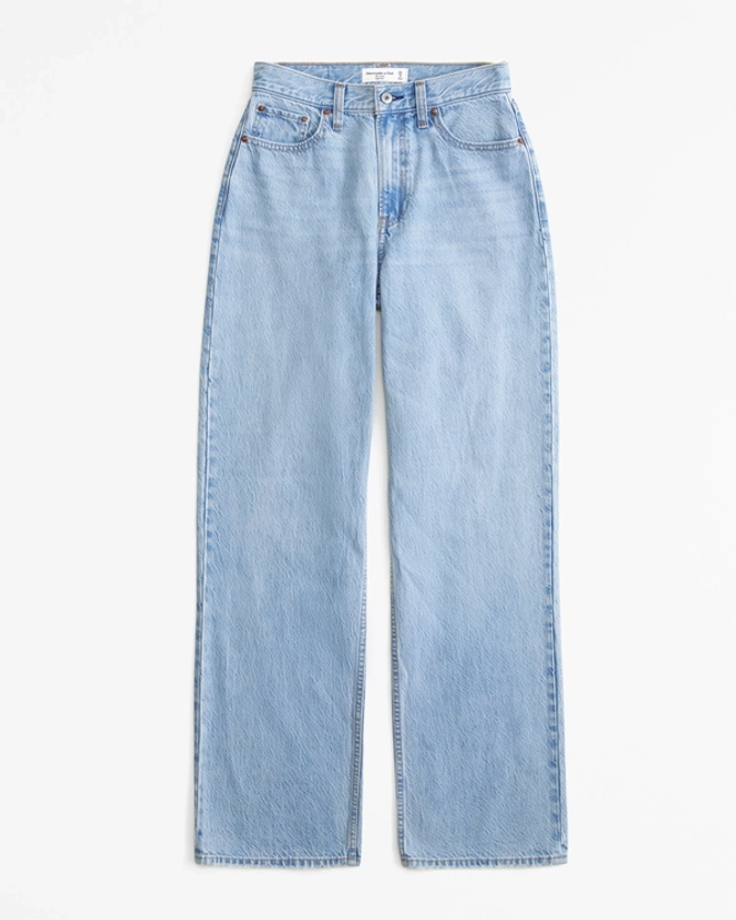 Women's High Rise Loose Jean | Women's New Arrivals | Abercrombie.com