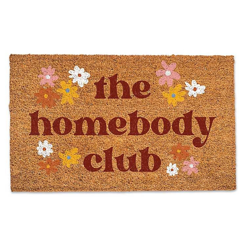 The Homebody Club Floral Coir Doormat | Kirklands Home