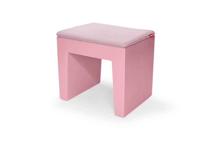 Concrete Seat Pillow Weave Indoor Bubble Pink