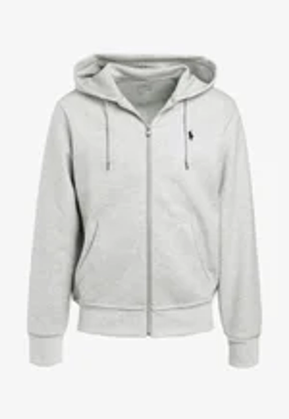 Polo Ralph Lauren DOUBLE-KNIT FULL-ZIP HOODIE - Sweat zippé - heather/gris - ZALANDO.FR