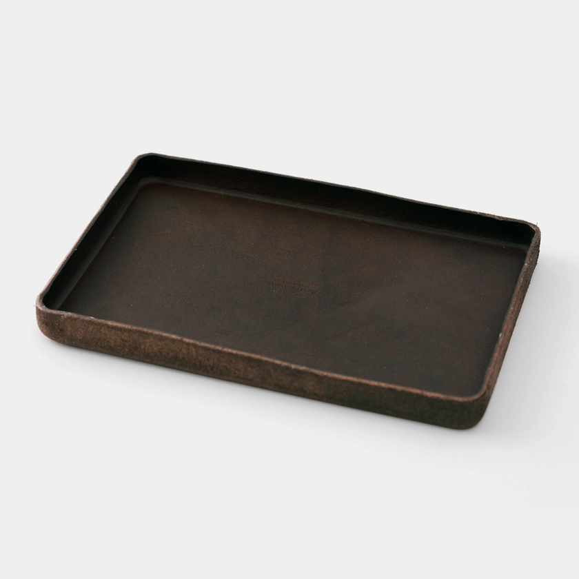 Traveler's Factory BVS Molded Leather Tray [07100-688] - Brown