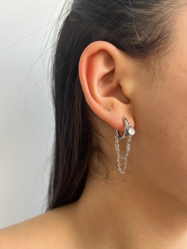 Boucles d'oreilles Incroyable (existe en Doré ou Argenté)