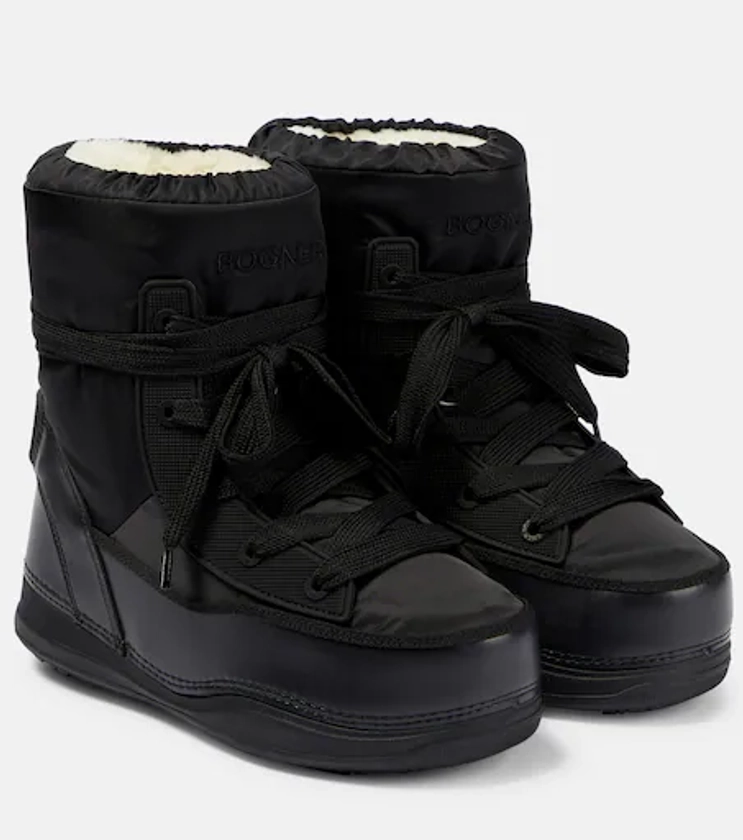 x Michelin La Plagne snow boots in black - Bogner | Mytheresa