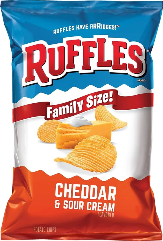 Amazon.com: Ruffles Potato Chips, Cheddar Sour Cream, 36 Ounce (Pack of 4)