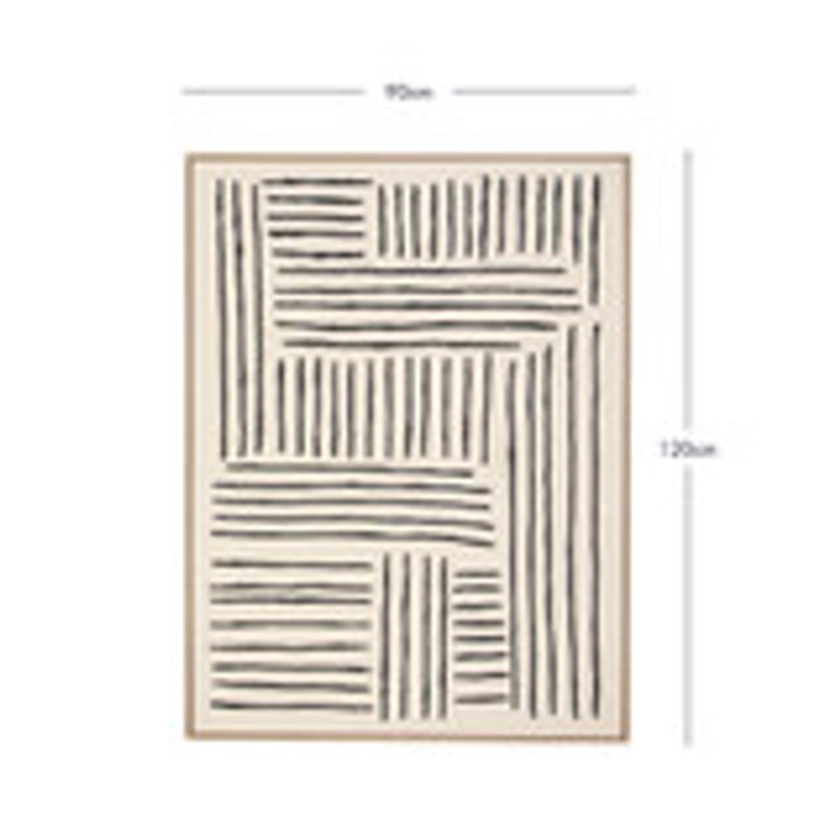 Maze Framed Canvas Wall Art