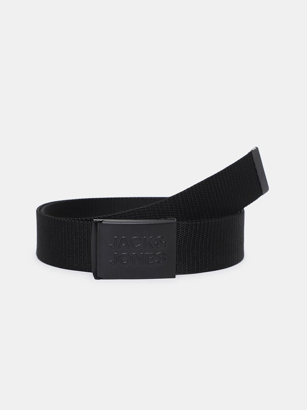 Jack & Jones Men Textured Casual Belt