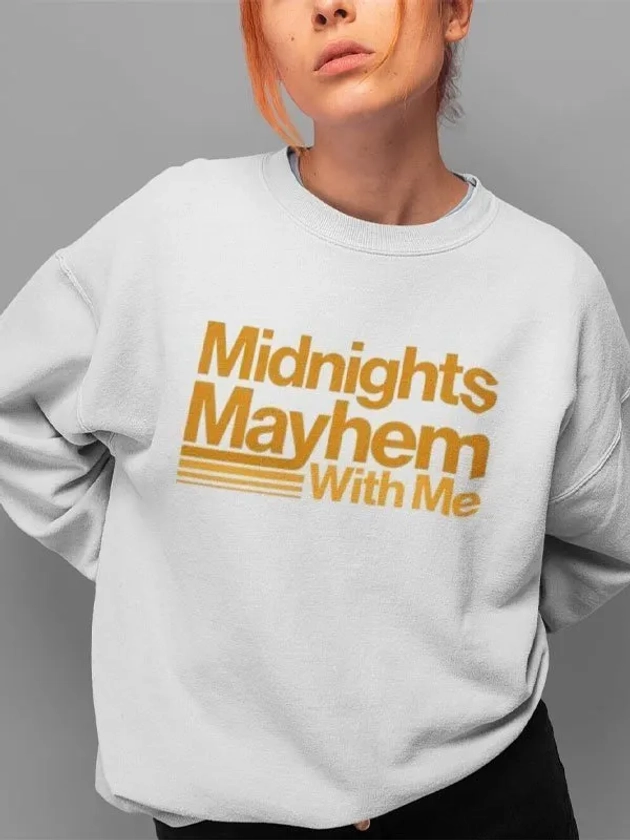 Order Taylor Swift's Midnights Mayhem With Me Sweatshirt