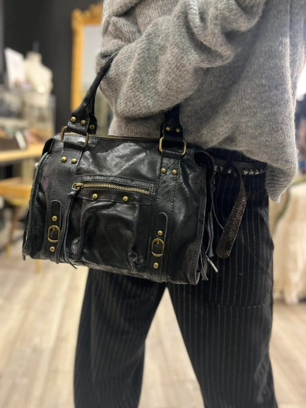 Moyen sac MIA noir | Concept Store En Ligne | Jade & Lisa