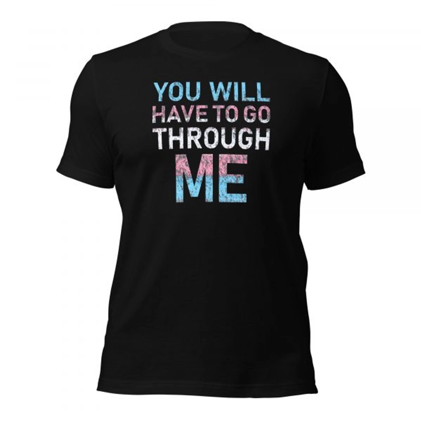 You Will Have To Go Through Me Tee | David Tennant's Shirt | Stevies Safe Space