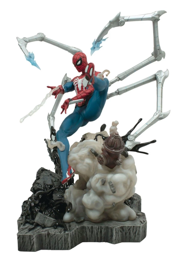 SPIDER-MAN 2 - Spider-Man - Statuette Deluxe Gallery Diorama 30cm : ShopForGeek.com: Figurine Diamond Select Marvel