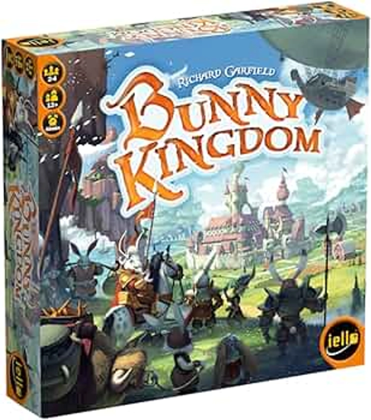 IELLO: Bunny Kingdom, Strategy Board Game, Expand Your Fief by Just a Hare, 45 Minute Play Time, 2 to 4 Players, for Ages 14 and Up