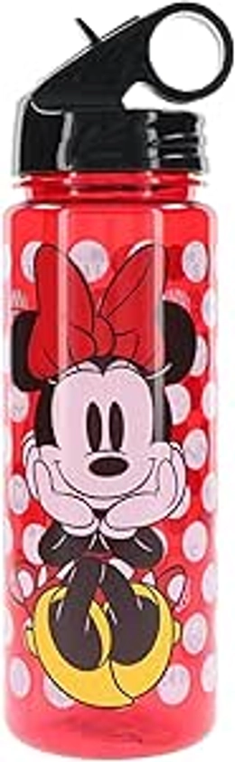 Amazon.com: Silver Buffalo Disney's Minnie Mouse Polka Dots Tritan Water Bottle, 20 Ounces, 1 Count (Pack of 1) : Sports & Outdoors