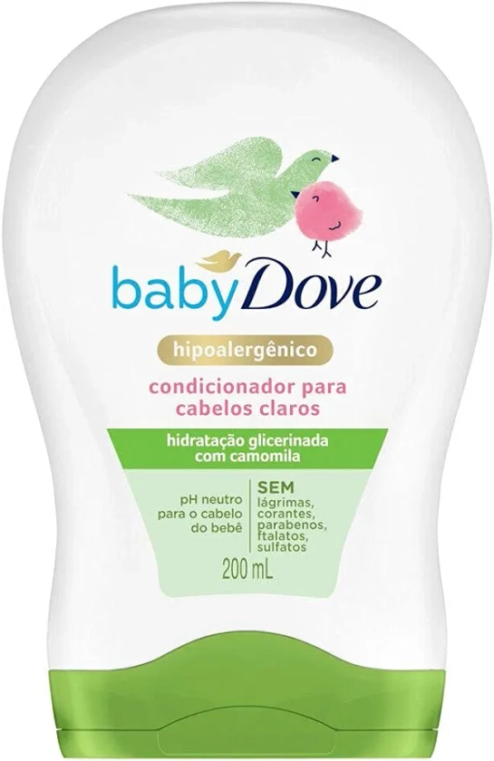 Baby Dove Condicionador Infantil 200Ml Hidratação Enriquecida Cabelos Claros Unit | Amazon.com.br
