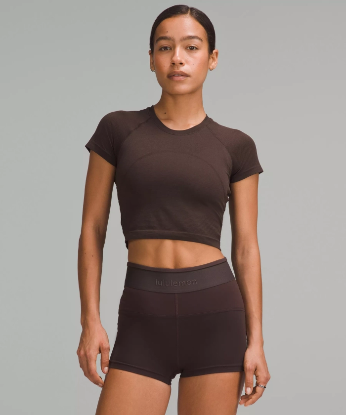 Swiftly Tech Cropped Short-Sleeve Shirt 2.0 | Women's Short Sleeve Shirts & Tee's | lululemon