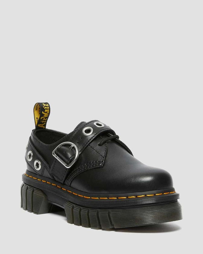 DR MARTENS Audrick Hardware Leather Platform Shoes