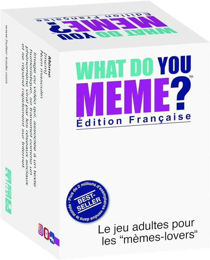 Megableu- What do you MEME ? Edition française - Jeu de Société : Amazon.fr: Jeux et Jouets