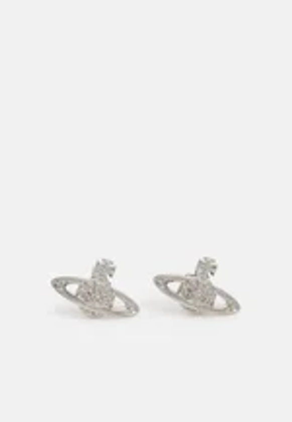 Vivienne Westwood MINI BAS RELIEF EARRINGS - Boucles d'oreilles - silver-coloured/argenté - ZALANDO.FR