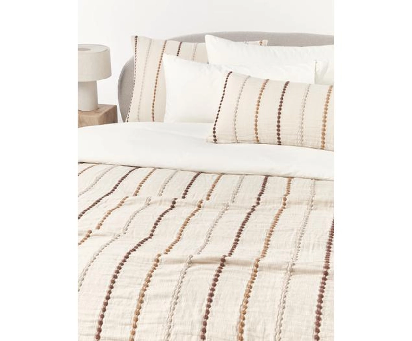 Housse de couette en percale de coton Arabella