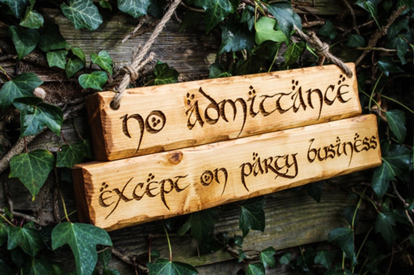 No Admittance Sign | The Dribbly Yak Company