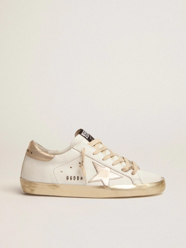 Women’s Super-Star sneakers with gold foxing | Golden Goose