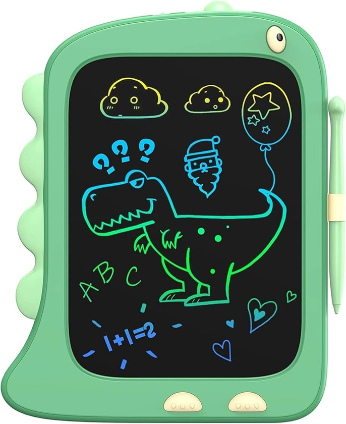 Orsen Tablette D'écriture LCD de 8,5 Pouces, Tablette Graphique, Ardoise Magique, Tablette Dessin Enfant de 2 3 4 5 6 7 Ans Filles et Garçons Cadeau d'anniversaire pour Les Enfants Dinosaure Jouets