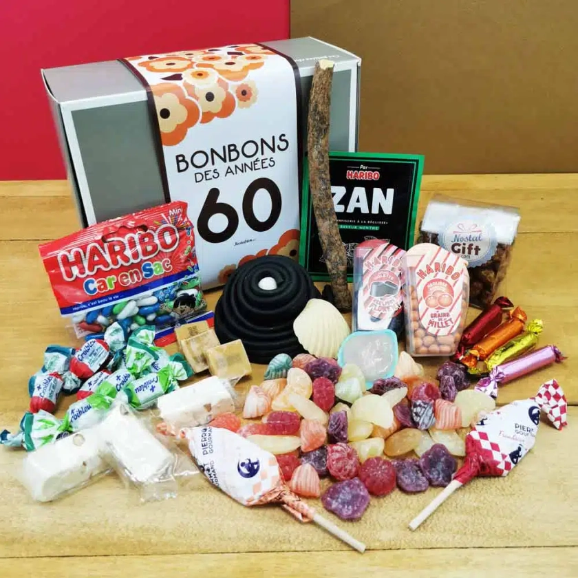 Boîte bonbons des années 60