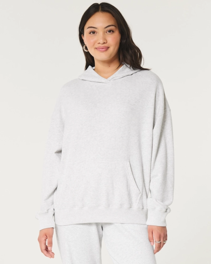 Femmes Sweat à capuche oversize en tissu éponge | Femmes Réductions | HollisterCo.com