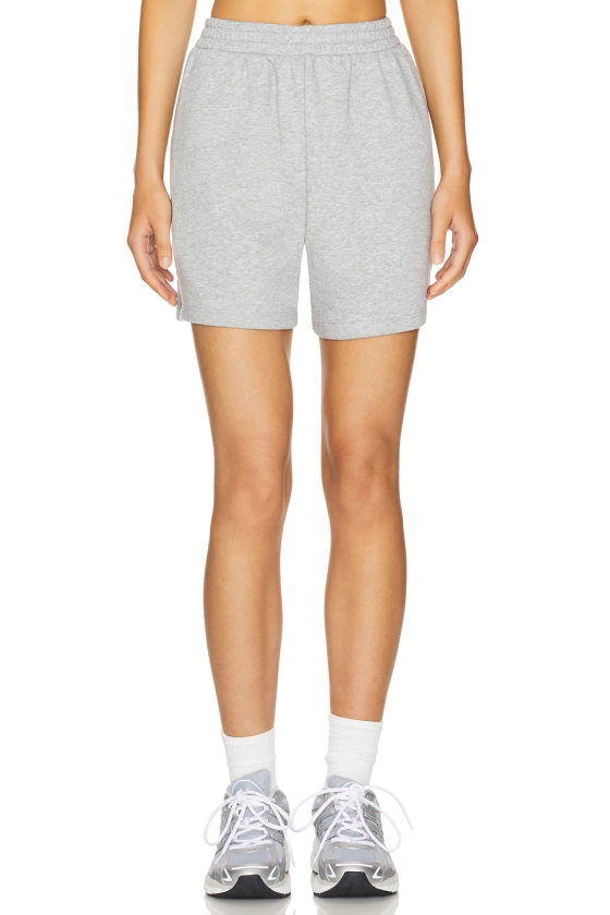 adidas Originals Essentials Shorts in Medium Grey Heather | REVOLVE