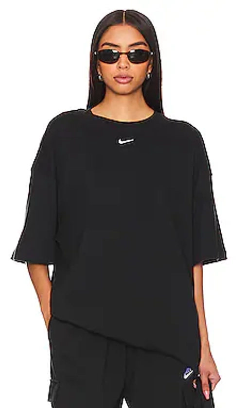 Nike Oversized Short Sleeve T Shirt in Black from Revolve.com