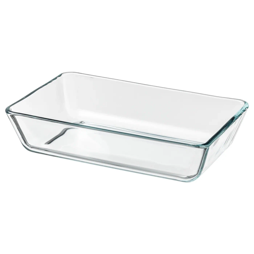 MIXTUR Plat /plat à four, verre transparent. Achetez aujourd'hui - IKEA Belgique