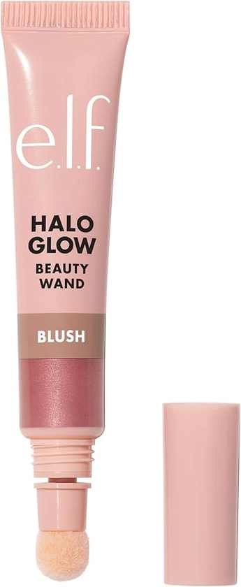 e.l.f. Halo Glow Blush Beauty Wand, Flytande rodnstav för strålande, spolade kinder, infunderade med Squalane, vegan och grymhetslös, Pink-Me-Up : Amazon.se: Skönhet