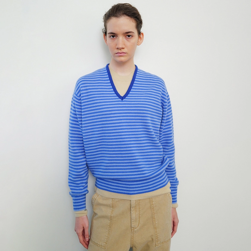 Risca Knit in Blue Stripe - 감도 깊은 취향 셀렉트샵 29CM