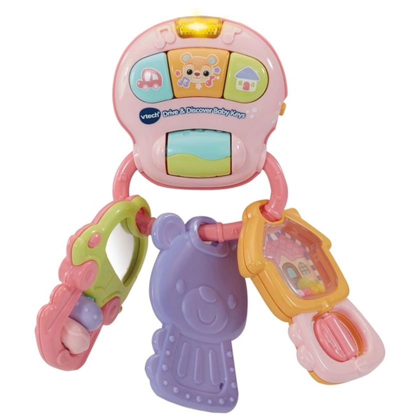 VTech Drive & Discover Baby Keys Pink | Smyths Toys UK